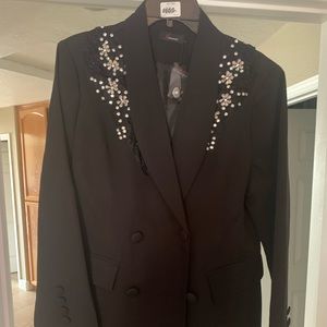N by Nancy Black Blazer